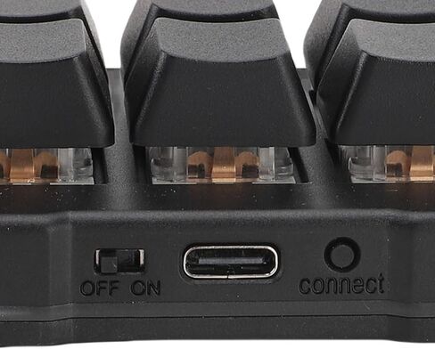 6 مفتاح مفتاح واحد لوحة مفاتيح واحدة ، 2.4G BT USB MACRO MACRO القابلة للبرمجة 6 مفتاح لوحة مفاتيح مفتاح 3 أوضاع مفتاح لوحة مفاتيح اللون الأزرق مع برنامج ELFKEY للفيديو لعبة OSU Office in Saudi Arabia