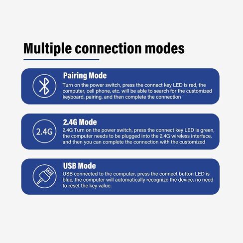 6 مفتاح مفتاح واحد لوحة مفاتيح واحدة ، 2.4G BT USB MACRO MACRO القابلة للبرمجة 6 مفتاح لوحة مفاتيح مفتاح 3 أوضاع مفتاح لوحة مفاتيح اللون الأزرق مع برنامج ELFKEY للفيديو لعبة OSU Office in Saudi Arabia