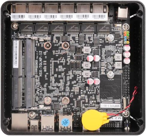 Firewall Appliance,Mini PC 2.5Gbe 6 Lan Port,Micro Router PC,i226 NICs,pentium-gold 7505,16GB DDR4 RAM 512GB SSD M.2 PCI-E X4,4K@60 Dual Display,OPNsense Appliance,Mini industrial Business Computers in Saudi Arabia