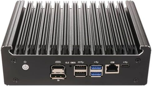 I226×6 2.5GLan 7505 Micro Firewall Appliance Pentium Gold Mini PC,Desktop Computers 32GB RAM 1TB SSD M.2 NVMe,USB3.0 4K@60 Dual Display,OPNsense Appliance,AES-NI,Soft-Router fit Office Home industral in Saudi Arabia
