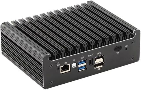 Micro Firewall Appliance ، N6005 Mini PC ، I226 2.5G LAN MINI Computer يدعم 2*DDR4 M.2 NVME ، Type-C ، USB3.2 ، SIM CARD SLOT ، 4K@60HZ DAWN in Kuwait