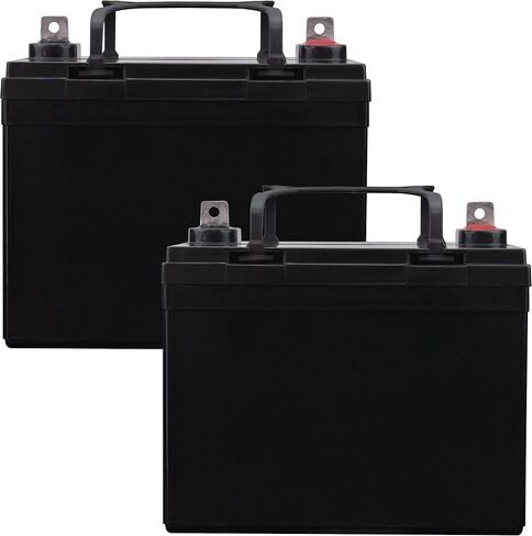 Powerstar 2 Qty 12v 35ah healkercheair Scooter Batteries UB12350 New - Deep Cycle in Saudi Arabia