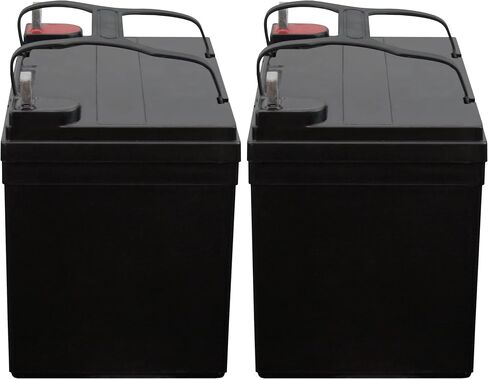 Powerstar 2 Qty 12v 35ah healkercheair Scooter Batteries UB12350 New - Deep Cycle in Saudi Arabia
