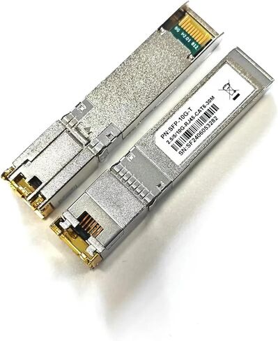 10GBASE-T SFP+ to RJ-45 TRANSCEIVER ، 2.5G 5GBE SFP+ COPPER ETHERNET CAT6A ، تصل إلى 30 مترًا ، لـ SFP-10G-T (2.5G-30M -1PC) in Saudi Arabia