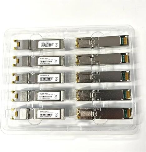 10GBASE-T SFP+ to RJ-45 TRANSCEIVER ، 2.5G 5GBE SFP+ COPPER ETHERNET CAT6A ، تصل إلى 30 مترًا ، لـ SFP-10G-T (2.5G-30M -1PC) in Saudi Arabia