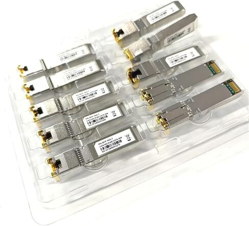10GBASE-T SFP+ to RJ-45 TRANSCEIVER ، 2.5G 5GBE SFP+ COPPER ETHERNET CAT6A ، تصل إلى 30 مترًا ، لـ SFP-10G-T (2.5G-30M -1PC) in Saudi Arabia