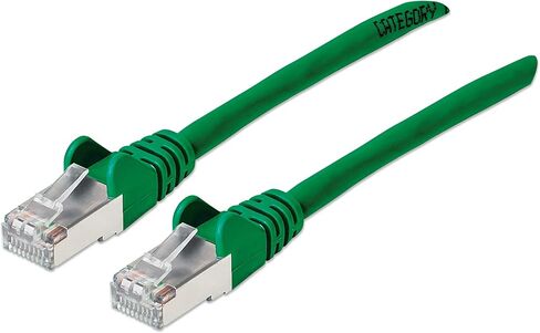 Intellinet Cat6a Ethernet Network Patch Cable – 10G Internet Cord with Snagless Boot, RJ45 Male to RJ45 Male, Pure Bare Copper Wire, Gold-Plated Contacts, UTP 26AWG – 3 Yr Mfg Warranty, 1 ft Yellow in Saudi Arabia