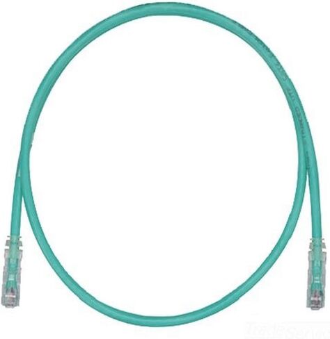 Panduit UTPSP3GRY Category-6 8-Conductor Strain Relief Clear Boot Patch Cord, 3-Feet, Green in Saudi Arabia
