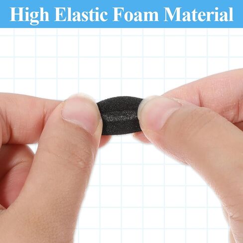 40 PCS سماعة الرأس تغطي الإسفنج الرغوي سمح أذن ناعم أذن نصيحة أذن براعم الاستبدال لقطر أذن قطر 15 مم-20 مم (أسود) in Kuwait