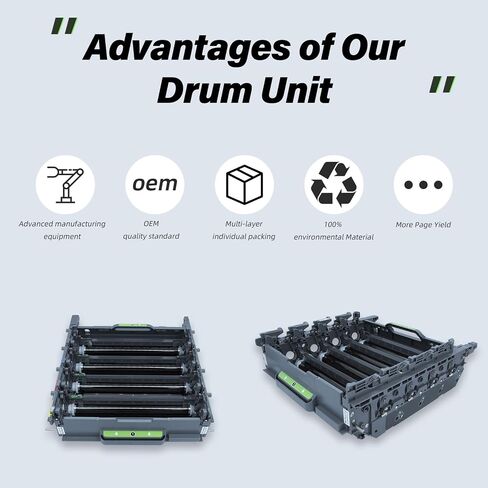 Drum Unit Replacement for DR431CL, Compatible with Brother Printer HL-L8260CDW HL-L8360CDW HL-L8360CDWT HL-L8360CDWMT MFC-L8610CDW MFC-L8900CDW, 30000 Page Yield, Replace# DR-431CL (3 Years Warranty) in Kuwait