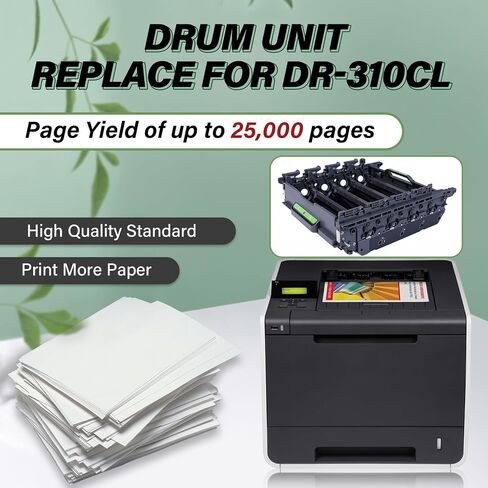 Drum Unit Replacement for DR431CL, Compatible with Brother Printer HL-L8260CDW HL-L8360CDW HL-L8360CDWT HL-L8360CDWMT MFC-L8610CDW MFC-L8900CDW, 30000 Page Yield, Replace# DR-431CL (3 Years Warranty) in Kuwait