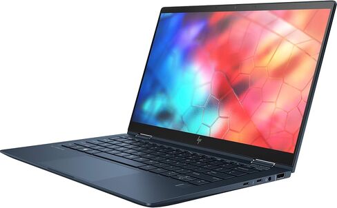 HP Elite Dragonfly 13.3" Touchscreen 2 in 1 Notebook - Core i7 i7-8665U - 16 GB RAM - 512 GB SSD - Dragonfly Blue - Windows 10 Pro - Intel UHD Graphics 620 - in-Plane Switching (IPS) Technology, in Saudi Arabia