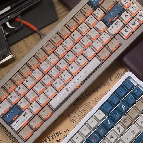 daixiahu Theme Keycap Nuclear Power Profile 140+ Key Transparent Sublimation PBT Keyboard Cap (Robin) in Kuwait
