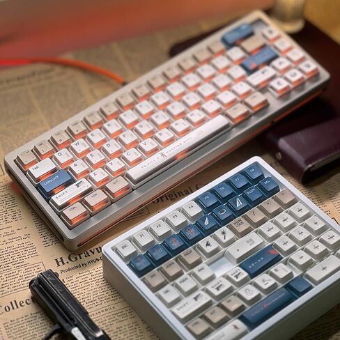 daixiahu Theme Keycap Nuclear Power Profile 140+ Key Transparent Sublimation PBT Keyboard Cap (Robin) in Kuwait