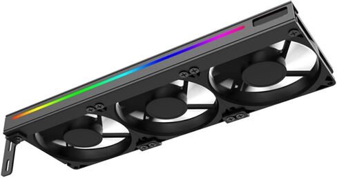 GPU مروحة مبرد دبوس ARGB Sync الرسومات مروحة تبريد بطاقة السطح المكتبي يعزز GPU تبديد حرارة مستقر عالية الأداء ملحق تبريد هادئ in Saudi Arabia