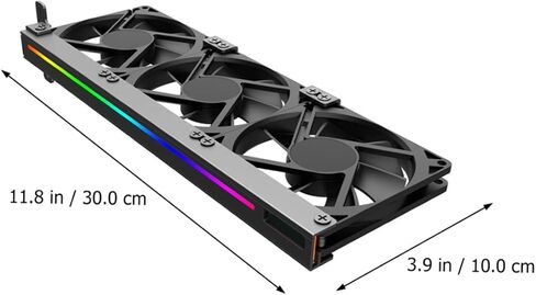 GPU مروحة مبرد دبوس ARGB Sync الرسومات مروحة تبريد بطاقة السطح المكتبي يعزز GPU تبديد حرارة مستقر عالية الأداء ملحق تبريد هادئ in Saudi Arabia