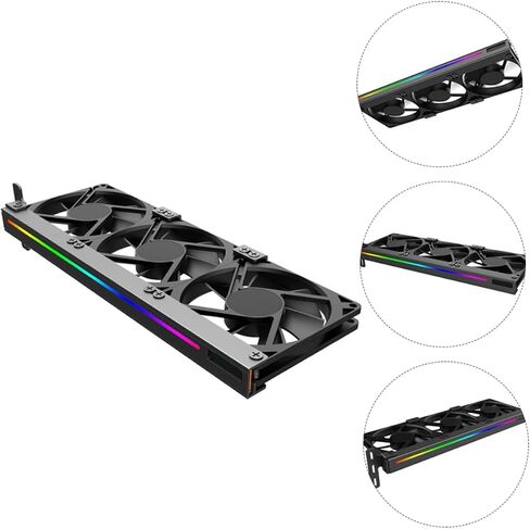 GPU مروحة مبرد دبوس ARGB Sync الرسومات مروحة تبريد بطاقة السطح المكتبي يعزز GPU تبديد حرارة مستقر عالية الأداء ملحق تبريد هادئ in Saudi Arabia