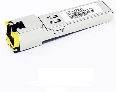 SFP الألياف وحدة Ethernet Port RJ45 الوحدة 1000Base-T مفتاح موصل النحاس متوافق مع Gigabit Ethernet (2pcs) in Saudi Arabia