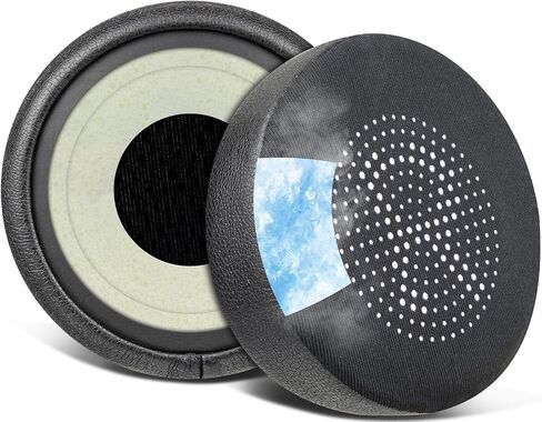 وسائد أذن بديلة للجلد البارد لـ Jabra Evolve 65/40/30/20 سماعات الأذن لـ Jabra Evolve 65uc 65ms/ 40uc 40ms/ 30us 30ii/ 20se 20uc 20ms. in Saudi Arabia