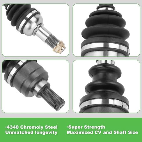 Rear Left Right CV Axle Shaft for Yamaha Grizzly 700 FI YFM700 2007-2013, Grizzly 550 YFM550 2009-2014, YFM450 Kodiak 450 2018-2021 28P-2510F-00-00 28P-2518E-10-00 in Saudi Arabia