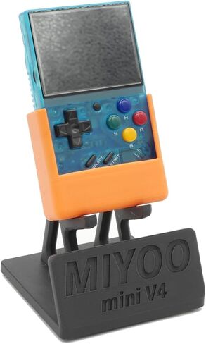 Display Stand for Miyoo Mini V4 لـ MMV4 مع مساحة الشحن | وحدة رف قفص الاتهام للألعاب الجهاز الرجعية متوافق مع قبضة JCSFY in Saudi Arabia