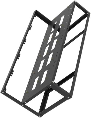 1Set Open Air Mining Rig Frame for GPU Mining Computer Case Supports Dual ATX Power Supply Low Noise Design Compatible with Graphic Cards Durable Construction in Saudi Arabia