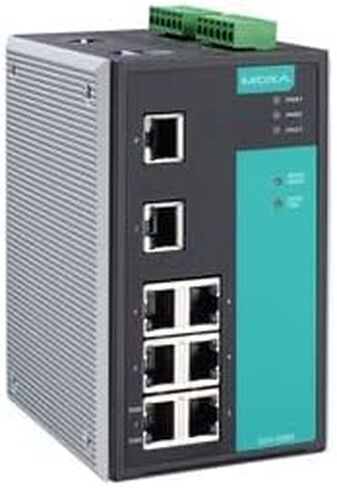 Moxa EDS -508A مفتاح Ethernet المدارة مع 8 10/100BASET (x) منافذ ، -10 إلى 60 درجة مئوية درجة حرارة التشغيل in Kuwait
