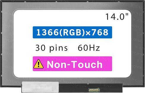 14.0 "الاستبدال لـ HP Chromebook 14 G6 G7 LCD لوحة عرض (HD 1366 * 768 Non-Touch) in Saudi Arabia
