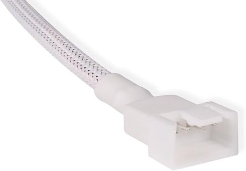Alphacool Fan Cable 4-pin to 4-pin Extension, 60cm, White in Saudi Arabia