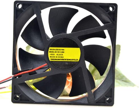 لمروحة DC بدون فرش 12V 0.26A 92x92x25mm 2-ware مروحة التبريد in Saudi Arabia