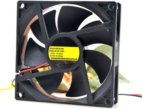 لمروحة DC بدون فرش 12V 0.26A 92x92x25mm 2-ware مروحة التبريد in Saudi Arabia