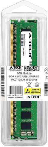 استبدال 8 جيجا بايت A-Tech لـ MICRON MT18KSF1G72AZ-1G6E1ZF-DDR3/DDR3L 1600MHz PC3-12800 ECC UDIMM 2RX8 1.35V-RAM SERVER STREAS (MT18KSF1G72AZ-1G6E1ZF-ATC) in Saudi Arabia