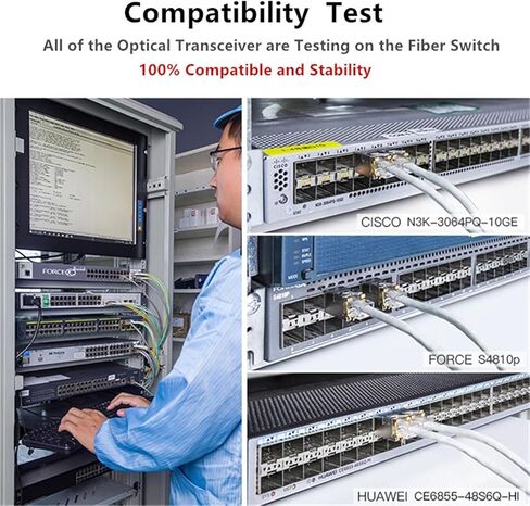 SFP إلى RJ45 الوحدة 1.25G/2.5G/10GBS SFP+ وحدة النحاس المستقبلية البصرية لمفتاح Ethernet (1PCS 10G-TX) in Kuwait
