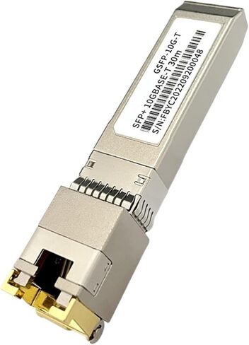SFP إلى RJ45 الوحدة 1.25G/2.5G/10GBS SFP+ وحدة النحاس المستقبلية البصرية لمفتاح Ethernet (1PCS 10G-TX) in Kuwait