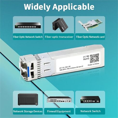 10G SFP+ وحدة إرسال الألياف ذات الألياف 20km وحدات الألياف البصرية LC in Saudi Arabia