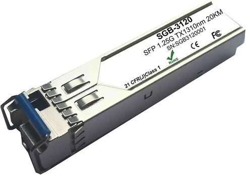 1.25G SFP WDM SC TX1310nm/RX1550nm 10km 20km Transceiver Module Compatible with 1310nm-TX/1550nm-RX SFP(1.25G SC TX1310 10km) in Saudi Arabia