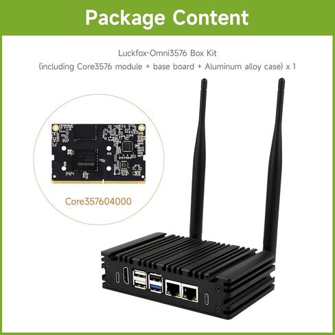 Waveshare Luckfox Core3576 لوحة تطوير الحوسبة الحافة ، Rockchip RK3576 Octa-Core 2.2Ghz ، يتميز بنية كبيرة. in Saudi Arabia