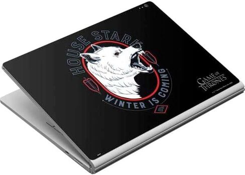Skinit Skinit Lastop Captop Skin متوافق مع Book Surface - Game of Thrones مرخص رسميًا: تصميم STARK SIGIL in Kuwait