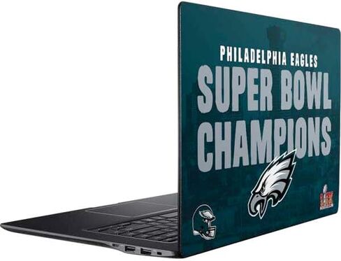 Skinit Decal Laptop Skin Compatible with Ativ Book 9 (15.6in 2014) - Officially Licensed NFL Philadelphia Eagles Super Bowl LIX Champions Design in Saudi Arabia