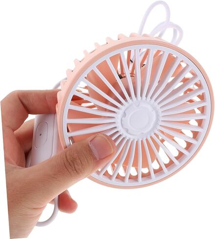360degree USB Car Van Fan مروحة تبريد السيارات القابلة للدوران مع الضوء لشاحنة السيارة SUV RV يعزز تدفق الهواء سهلة شحن شحن دائمة in Kuwait