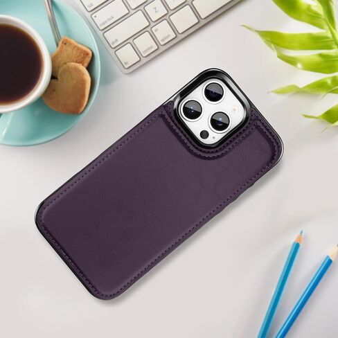 Bizzib for iPhone 17 Pro Wallt Case مع حامل البطاقة ، فتحات بطاقات Pu pu pu pu ، تسقط حالة غلاف وعرة مقاومة للوقاية من Apple iPhone 17 Pro 6.3 2025 ، Black in Kuwait