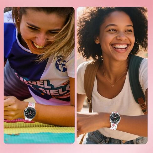 WKC 6 Pack Stretchy Solo Loop Band Compatible with Samsung Galaxy Watch 8 40mm/44mm/Classic 46mm (2025 Released), 22mm Wide Soft Elastic Braided Strap for Galaxy Watch 8 40mm 44mm 46mm for Women Girl in Saudi Arabia