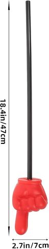 Logofun Teacher Pointer Stick Reading Hand Pointer Classroom Pointer Finger School Tool Tool for Holiday Game Party Supplies - Red in Kuwait