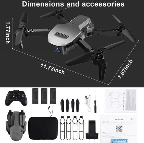 Drone with Camera for Adults 4k FPV 120° wide-Angle WiFi RC Quadcopter Long flight time (3 Batteries) Helicopters Flips RTF in Saudi Arabia