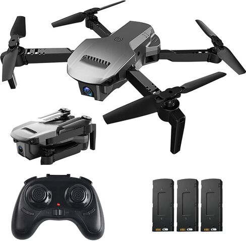 Drone with Camera for Adults 4k FPV 120° wide-Angle WiFi RC Quadcopter Long flight time (3 Batteries) Helicopters Flips RTF in Saudi Arabia