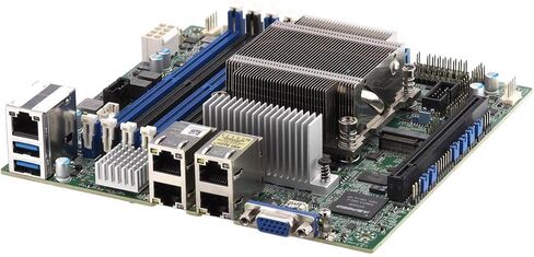 Supermicro M11SDV-8CT-LN4F Mini-ITX اللوحة الأم مع معالج EPYC 3201 SOC in Saudi Arabia