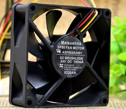 ASF865A2401 80x80x25mm 24V 160MA 3-Wire Cooling Fan in Saudi Arabia