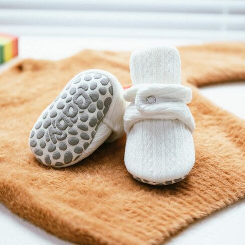 Sonsgae Newborn Infant Baby Boys Girls Cotton Fleece Booties Winter Warm Ankle Boots Soft Non-Slip Sole First Walker Shoes in Kuwait