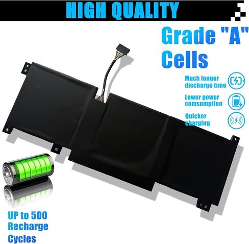 BTY-M492 Laptop Battery Replacement for MSI Sword 15 A11UD A11UE A11SC Bravo 15 B5DD Katana GF66 GF76 11UC 11UD 11UE 11SC 12UD 12UE 12UG 12UGS 12UX WF66 WF76 11UI 11UI 1 1UJ 53.5Wh in Saudi Arabia