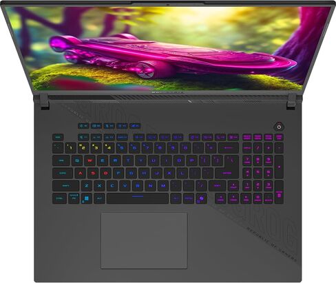 Asus Rog Strix G18 G18 Gaming Mameped ، AMD Ryzen 9-8940HX ، 64 GB DDR5 RAM ، 2 TB PCIe SSD ، 18 "2.5k (2560x1600) Display Nebula 240HZ ، Nvidia G-Force RTX 5070 ، 4-Zone RGB Key in Kuwait
